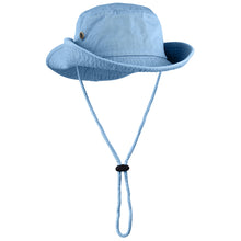 Load image into Gallery viewer, Wide Brim Boonie Hat - Sky Blue