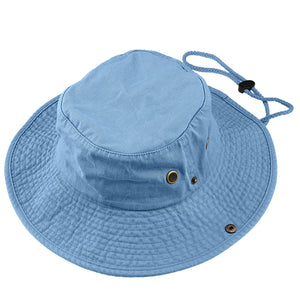 Wide Brim Boonie Hat - Sky Blue