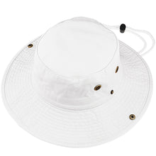 Load image into Gallery viewer, Wide Brim Boonie Hat - White