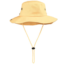 Load image into Gallery viewer, Wide Brim Boonie Hat - Yellow