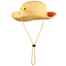 Load image into Gallery viewer, Wide Brim Boonie Hat - Yellow