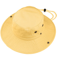 Load image into Gallery viewer, Wide Brim Boonie Hat - Yellow