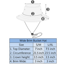 Load image into Gallery viewer, Wide Brim Boonie Hat - White