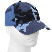 Load image into Gallery viewer, Classic Baseball Cap Soft Cotton Adjustable Size - Blue Camouflage