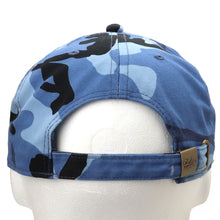 Load image into Gallery viewer, Classic Baseball Cap Soft Cotton Adjustable Size - Blue Camouflage