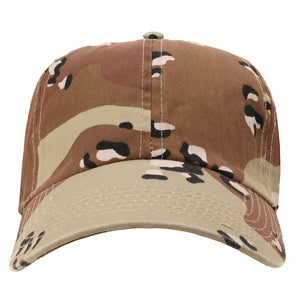 Classic Baseball Cap Soft Cotton Adjustable Size - Desert Camouflage