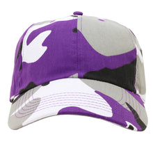Load image into Gallery viewer, Classic Baseball Cap Soft Cotton Adjustable Size - Purple Camouflage