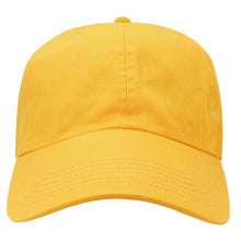 Load image into Gallery viewer, Classic Baseball Cap Soft Cotton Adjustable Size - Gold