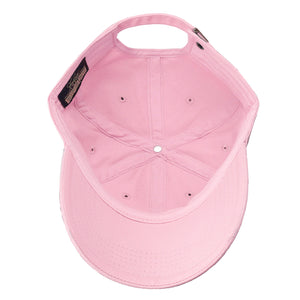 Classic Baseball Cap Soft Cotton Adjustable Size - Light Pink