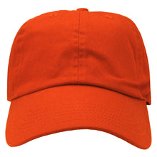 Load image into Gallery viewer, Classic Baseball Cap Soft Cotton Adjustable Size - Orange