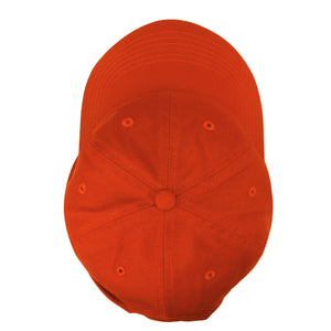Classic Baseball Cap Soft Cotton Adjustable Size - Orange