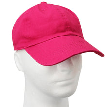 Load image into Gallery viewer, Classic Baseball Cap Soft Cotton Adjustable Size - Hot Pink