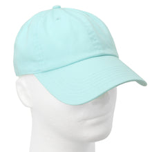 Load image into Gallery viewer, Classic Baseball Cap Soft Cotton Adjustable Size - Aqua Blue