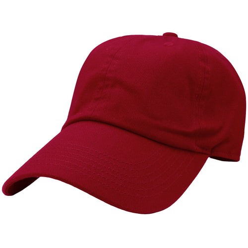 Classic Baseball Cap Soft Cotton Adjustable Size - Wine