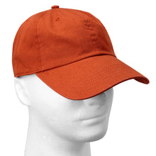 Load image into Gallery viewer, Classic Baseball Cap Soft Cotton Adjustable Size - Rust
