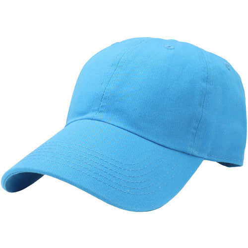 Classic Baseball Cap Soft Cotton Adjustable Size - Turquoise