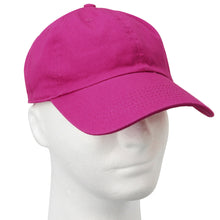 Load image into Gallery viewer, Classic Baseball Cap Soft Cotton Adjustable Size - Fuchsia