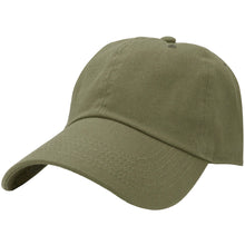 Load image into Gallery viewer, Classic Baseball Cap Soft Cotton Adjustable Size - Army Green