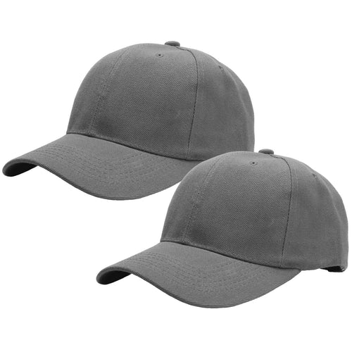 2-Pack Baseball Dad Cap Adjustable Size Perfect for Running Workouts and Outdoor Activities