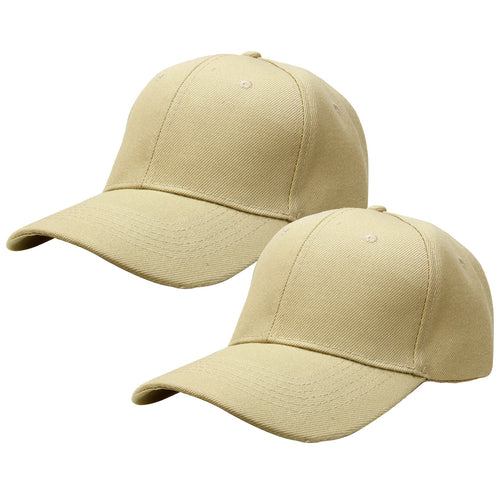 2-Pack Baseball Dad Cap Adjustable Size Perfect for Running Workouts and Outdoor Activities