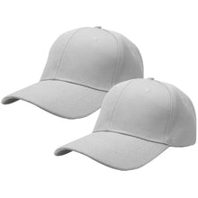 Load image into Gallery viewer, 2-Pack Baseball Dad Cap Adjustable Size Perfect for Running Workouts and Outdoor Activities