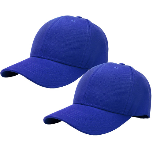 2-Pack Baseball Dad Cap Adjustable Size Perfect for Running Workouts and Outdoor Activities