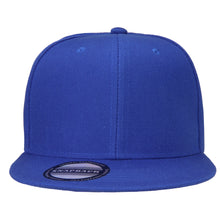 Load image into Gallery viewer, Hip Hop Style Snapback Hat Flat Bill Adjustable Size - Royal