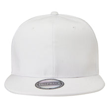 Load image into Gallery viewer, Hip Hop Style Snapback Hat Flat Bill Adjustable Size - White