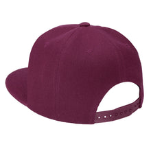 Load image into Gallery viewer, Hip Hop Style Snapback Hat Flat Bill Adjustable Size - Wine