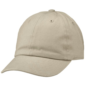 Kids Baseball Cap Cotton Adjustable Size - Khaki