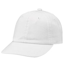 Load image into Gallery viewer, Kids Baseball Cap Cotton Adjustable Size - White