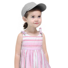 Load image into Gallery viewer, Kids Baseball Cap Cotton Adjustable Size - Gray