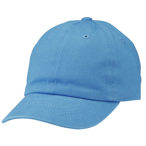 Kids Baseball Cap Cotton Adjustable Size - Sky Blue