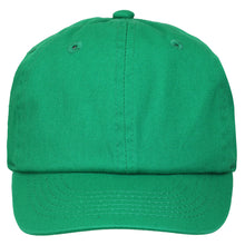 Load image into Gallery viewer, Kids Baseball Cap Cotton Adjustable Size - Kelly Green