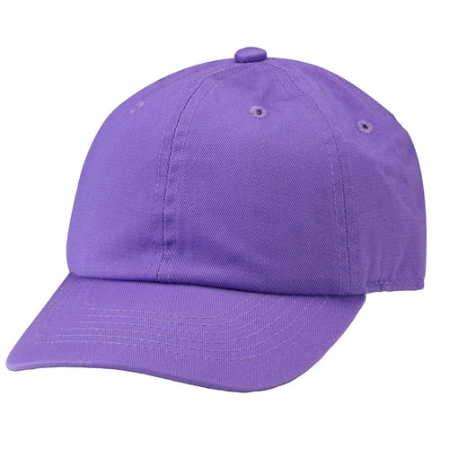 Kids Baseball Cap Cotton Adjustable Size - Lavender