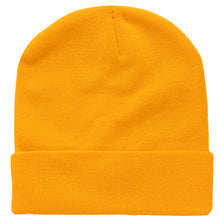 Load image into Gallery viewer, Knitted Beanie Hat - Gold