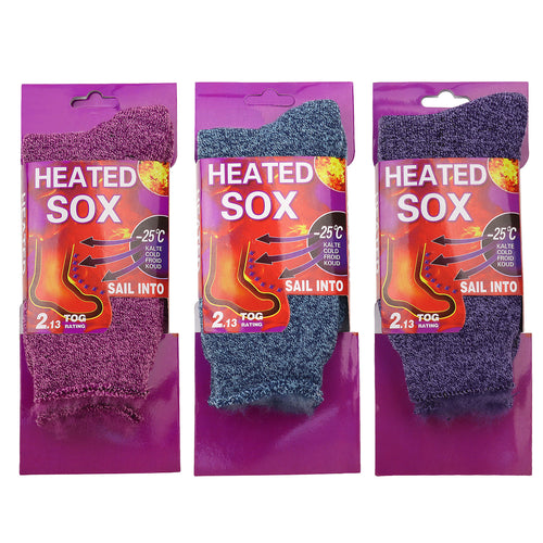 3-Pack Women's Heated Sox Thermal Socks