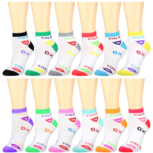 12-Pack Women's Ankle Socks