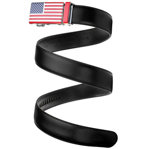 Falari American Flag Buckle Ratchet Belt