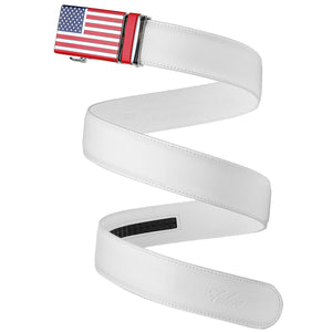 Falari American Flag Buckle Ratchet Belt