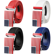 Load image into Gallery viewer, Falari American Flag Buckle Ratchet Belt