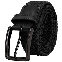 Load image into Gallery viewer, Falari Canvas Braided Stretch Belt with Black Buckle