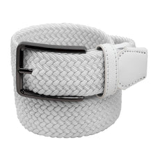 Load image into Gallery viewer, Falari Canvas Braided Stretch Belt with Black Buckle