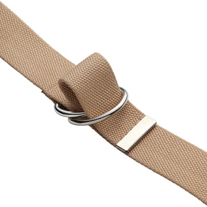 Canvas Web Belt Metal Double D Ring Buckle for Men Women 1 1/2 Wide –  Falari