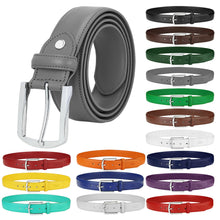 Load image into Gallery viewer, Falari Men Genuine Leather Casual Dress Belt With Single Prong Buckle 9028-Part 1