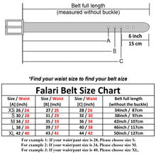 Load image into Gallery viewer, Falari Women Genuine Leather Belt Fashion Dress Belt With Single Prong Buckle 6028 Part 1