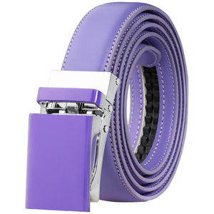 Automatic Ratchet Belt for Women Kids Boys and Girls Genuine Leather Belt - Trim to Fit