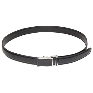 Falari Leather Dress Belt Ratchet Belt Holeless Automatic Buckle Adjustable Size
