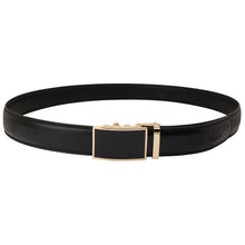 Load image into Gallery viewer, Falari Leather Dress Belt Ratchet Belt Holeless Automatic Buckle Adjustable Size
