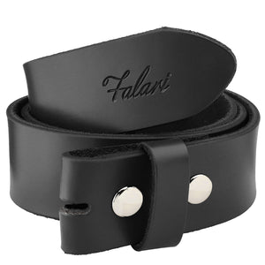 Falari Replacement Genuine Leather Belt Strap 1.5" Wide